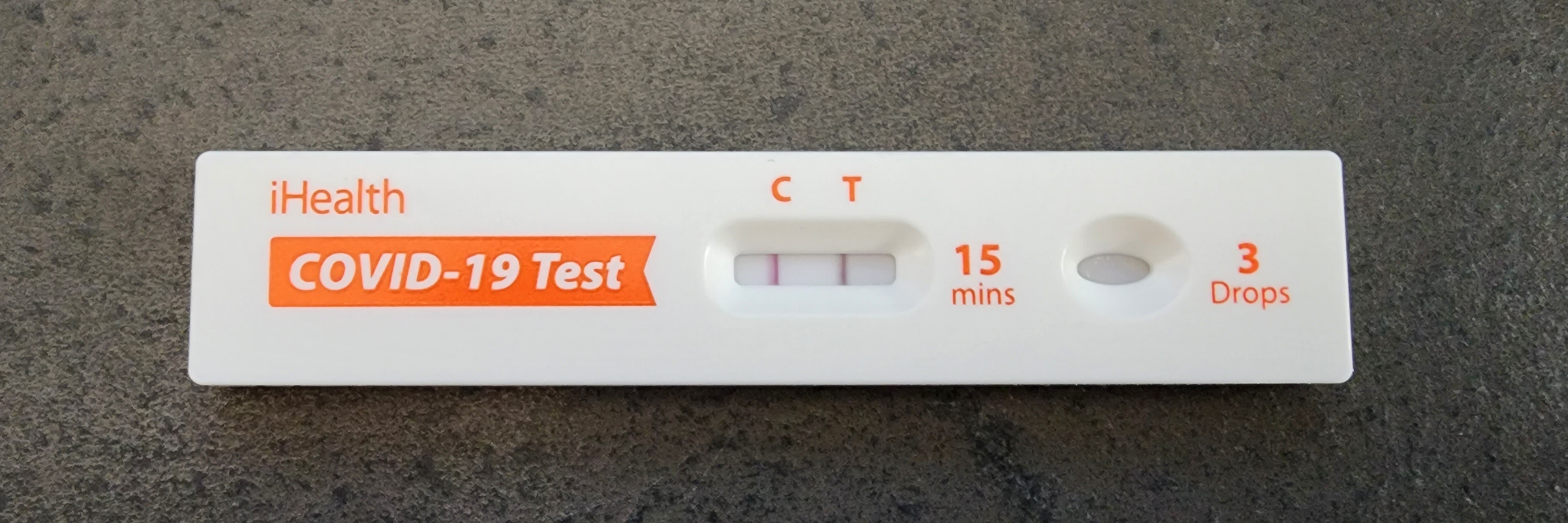 First positive COVID test